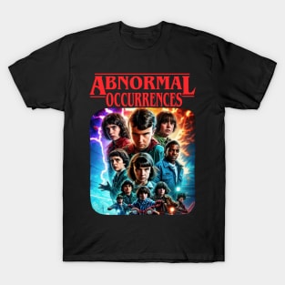 Abnormal Occurrences PARODY Retro Funny Off Brand Knock Off Alternate Universe T-Shirt